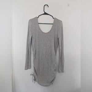 Grey dress from LA Luxe